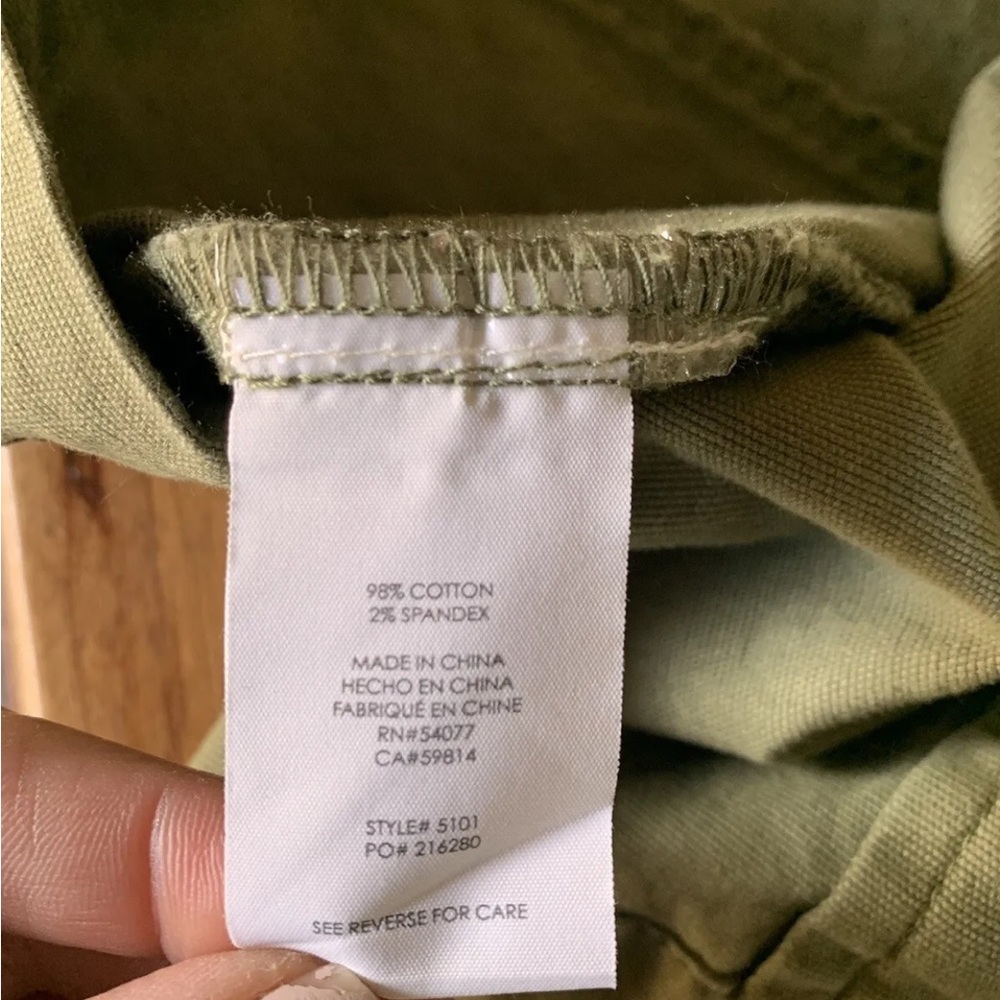 ▶️ Cabi Womens Explorer Military Vest Small 5101 Olive Green Full Zip Utility - Picture 8 of 9